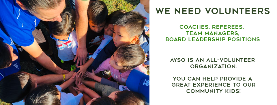 VOLUNTEERS NEEDED