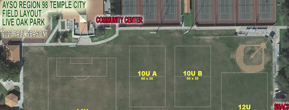 Fall 2023 Field Layout