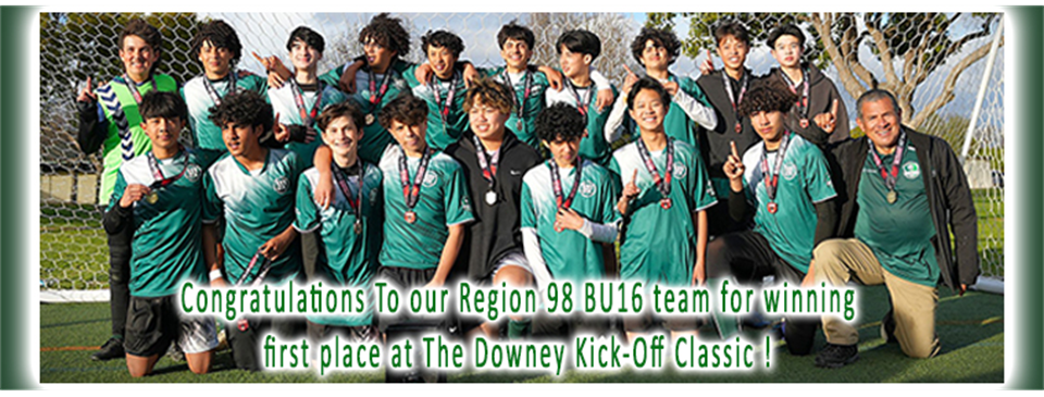 BU16 The Downey Kick-Off Classic Champion