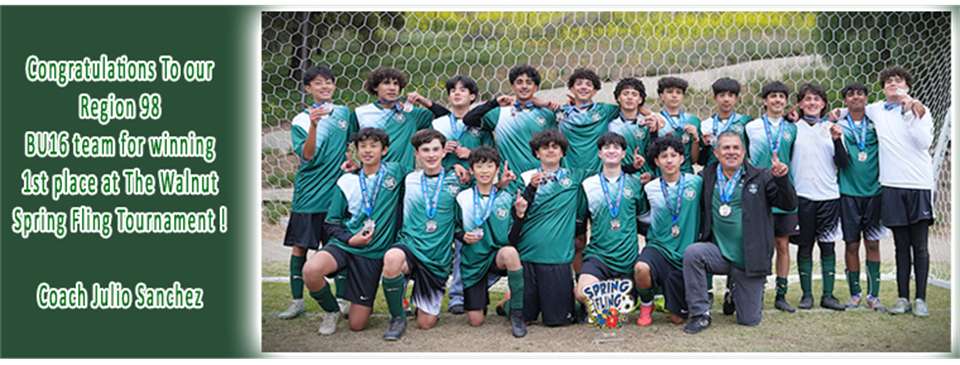 BU16 Spring Fling Champion