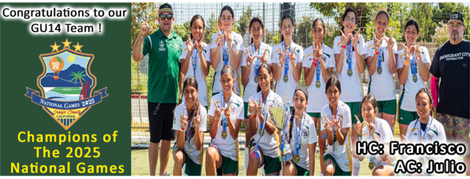 GU14 National Games Champions!