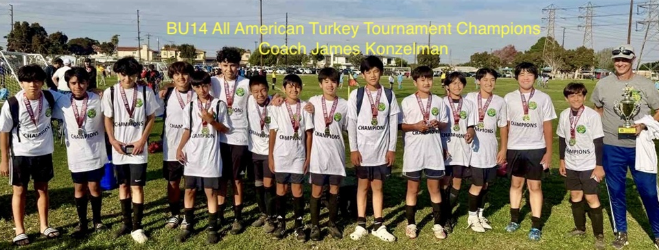 BU14 All American Turkey Tournament Winner