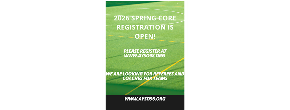 2026 Spring Core Registration Open