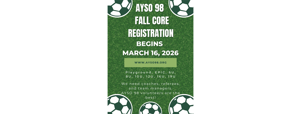 2026 Fall Core Registration Opens 